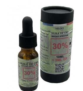 Huile CBD Spectre Complet Arome Menthe 500 mg 10 ml+3ml gr