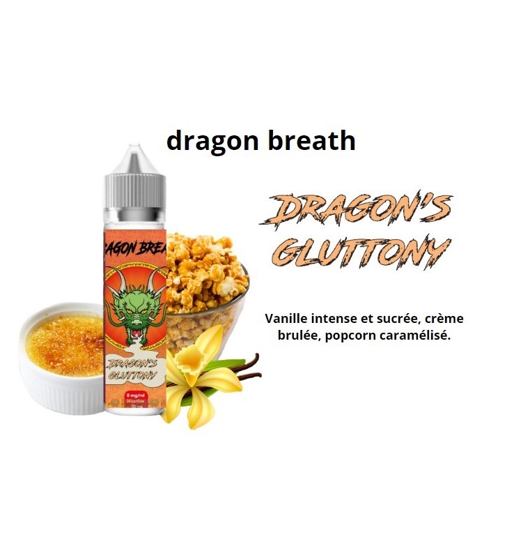 E-liquide Dragon Gluttony 50ML Le E liquide Juice Delight  prêt à b E-liquide Dragon Gluttony 50ML