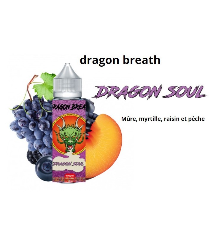 E-liquide Dragon Soul 50ML Le E liquide Juice Delight  prêt à b E-liquide Dragon Soul 50ML