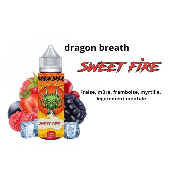 E-liquide Sweet Fire 50ML Le E liquide Juice Delight  prêt à b E-liquide Sweet Fire 50ML